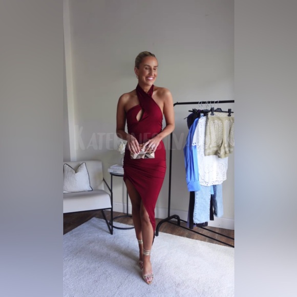 Zara blogger fav red dress siz small new with tags - Picture 6 of 10